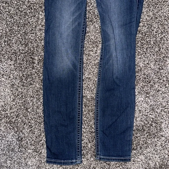 Hollister Brand High Rise Crop Super Skinny Jeans Size 1R Great Condition - Picture 3 of 9